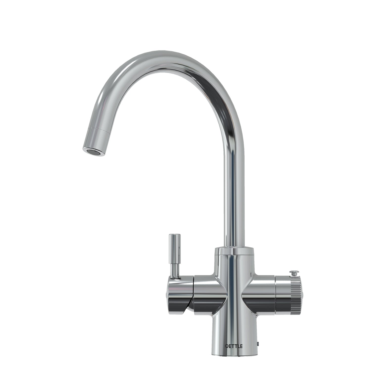 QETTLE Q9208PV Original 4-In-1 Boiling Water Tap 2 Litre Boiler – Chrome - Round Spout