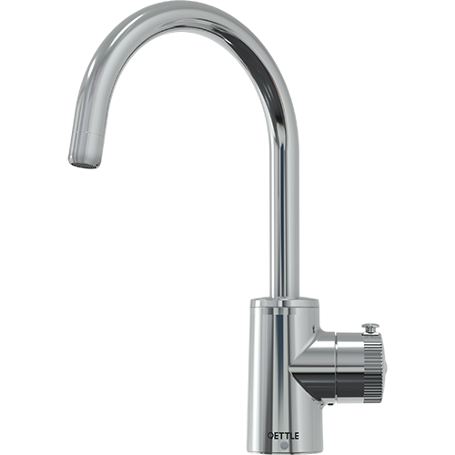 Qettle Q9220 4-in-1 Instant Boiling Water Tap 2 Litre Boiler - Chrome - Round Spout