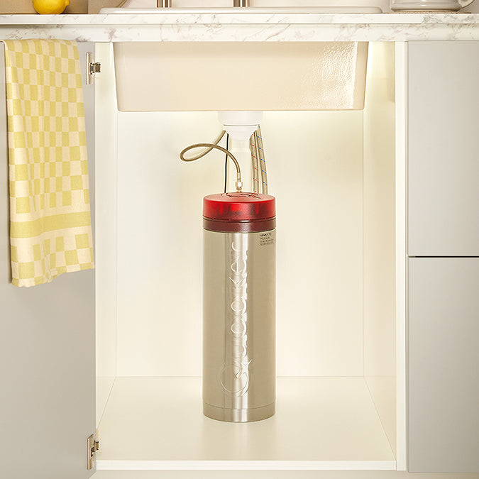 Quooker FXRCHRPRO Flex Pull Out Hose Tap with PRO3 Boiling Water Tank - Chrome