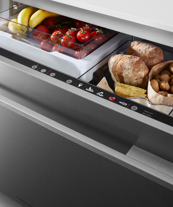 Fisher & Paykel RB9064S1 90cm Series 9 Integrated CoolDrawer™ Multi-temperature Drawer - Panel Ready