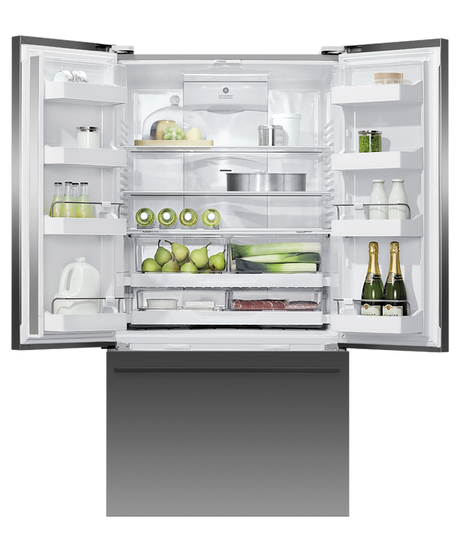 Fisher & Paykel RF540ADUB7 569L Series 7 French Door Refrigerator Freezer - Black Stainless Steel
