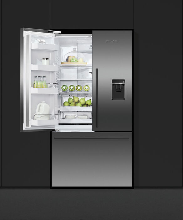 Fisher & Paykel RF540ADUB7 569L Series 7 French Door Refrigerator Freezer - Black Stainless Steel