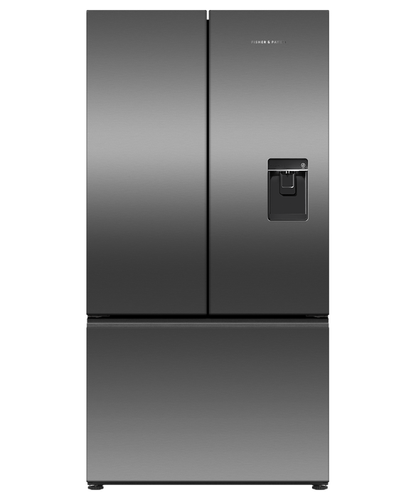 Fisher & Paykel RF540ANUB6 569L Series 7 French Door Refrigerator Freezer - Black Stainless Steel