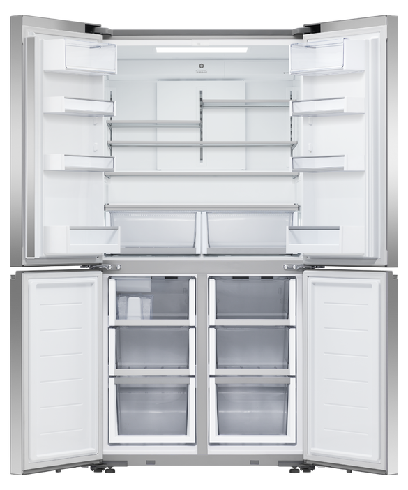 Fisher & Paykel RF605QNUVX1 538L Series 7 Quad Door Refrigerator Freezer -Stainless Steel