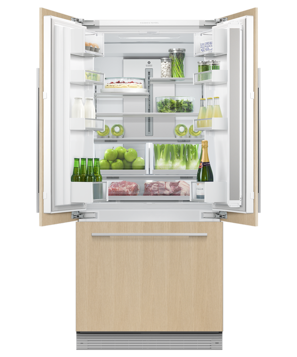 Fisher & Paykel RS80A3 80cm Series 7 Integrated French Door Refrigerator - Panel Ready