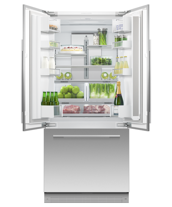 Fisher & Paykel RS80A3 80cm Series 7 Integrated French Door Refrigerator - Panel Ready