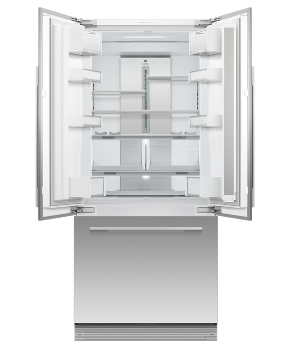 Fisher & Paykel RS80AU3 80cm Series 7 Integrated French Door Refrigerator Freezer - Panel Ready