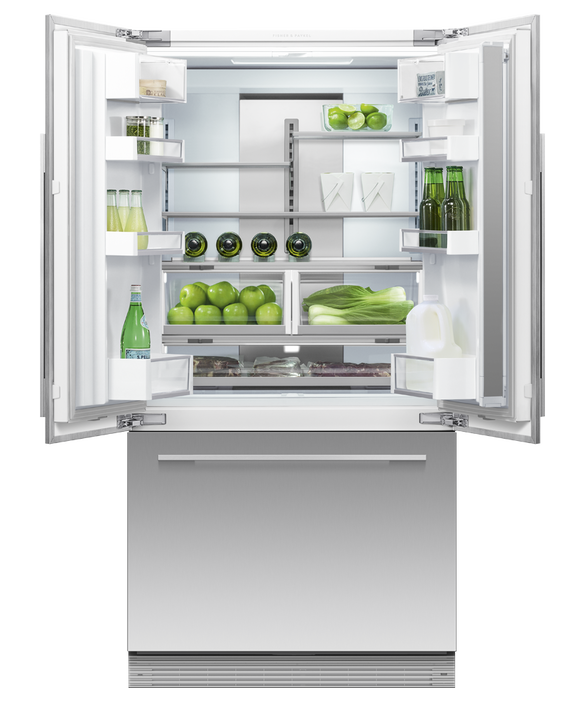 Fisher & Paykel RS90A3 90cm Series 7 Integrated French Door Refrigerator Freezer - Panel Ready
