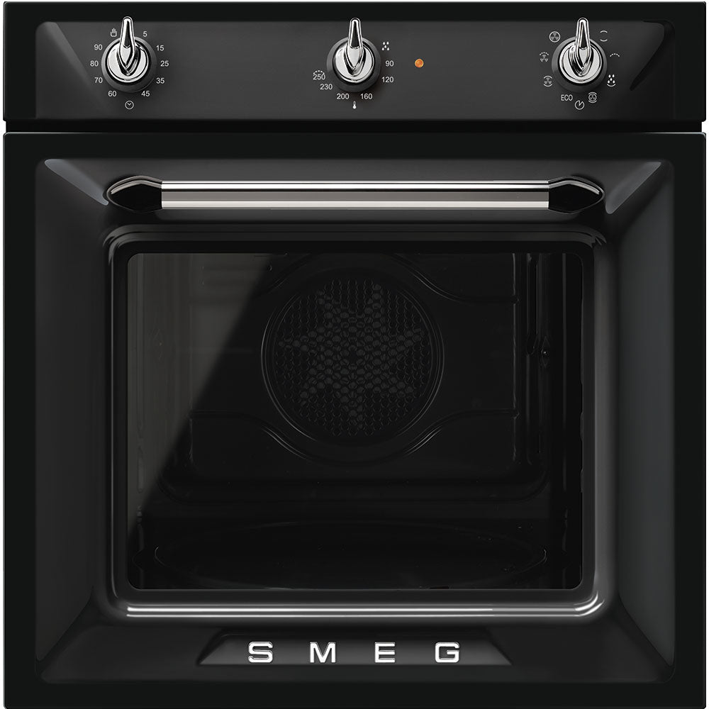 Smeg SF6905N1 Victoria 60cm Built-In Single Oven - Black
