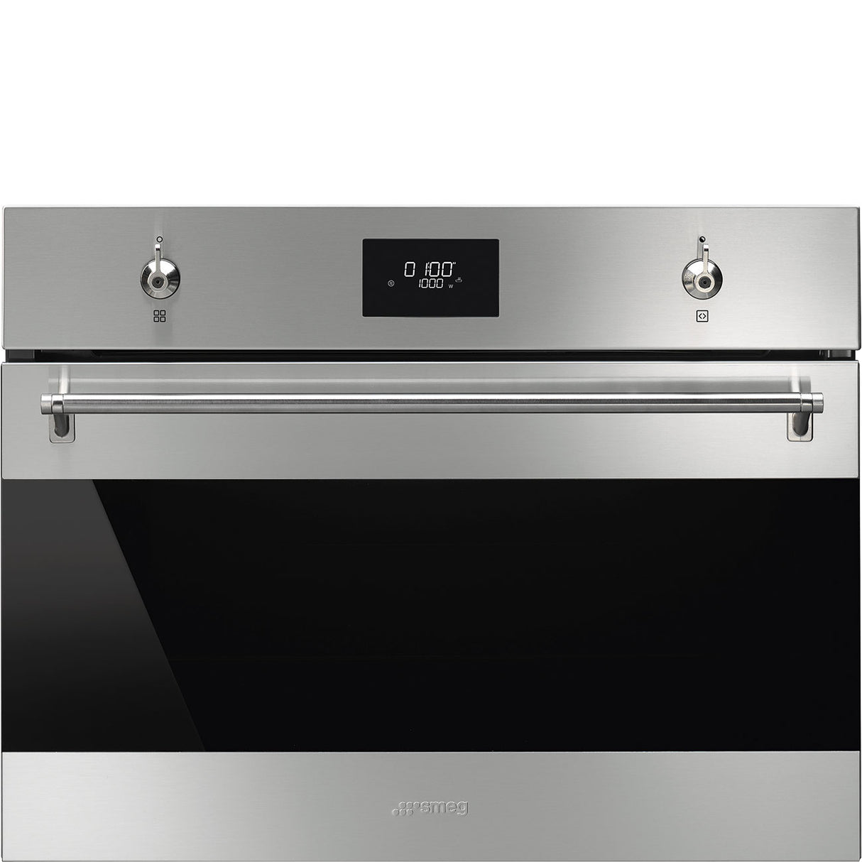 Smeg SO4301M1X Classic 45cm Compact Built-In Oven & Micro combi Microwave - Stainless steel