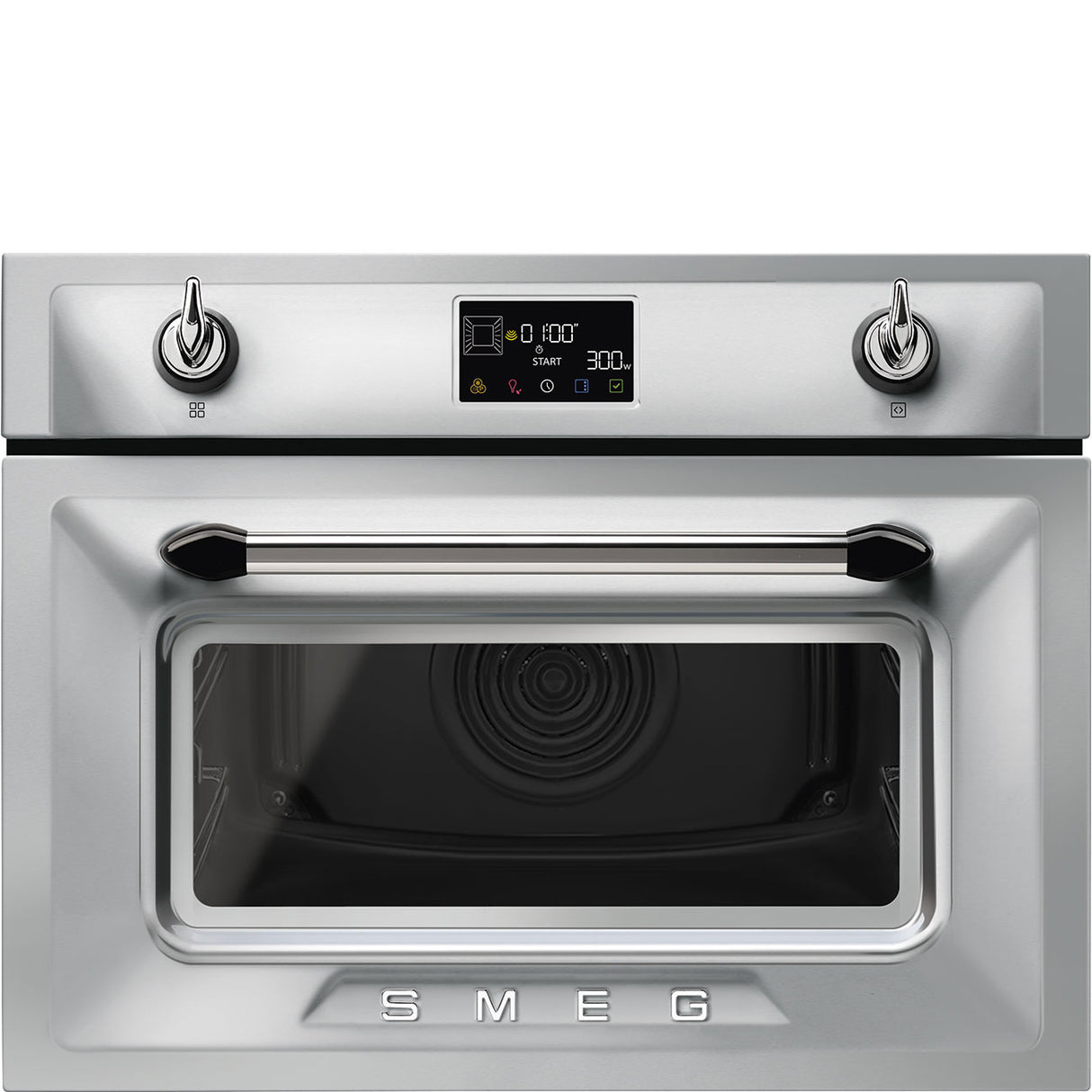 Smeg SO4902M1X Victoria 45cm Compact Built-In Oven & Micro combi Microwave - Stainless steel
