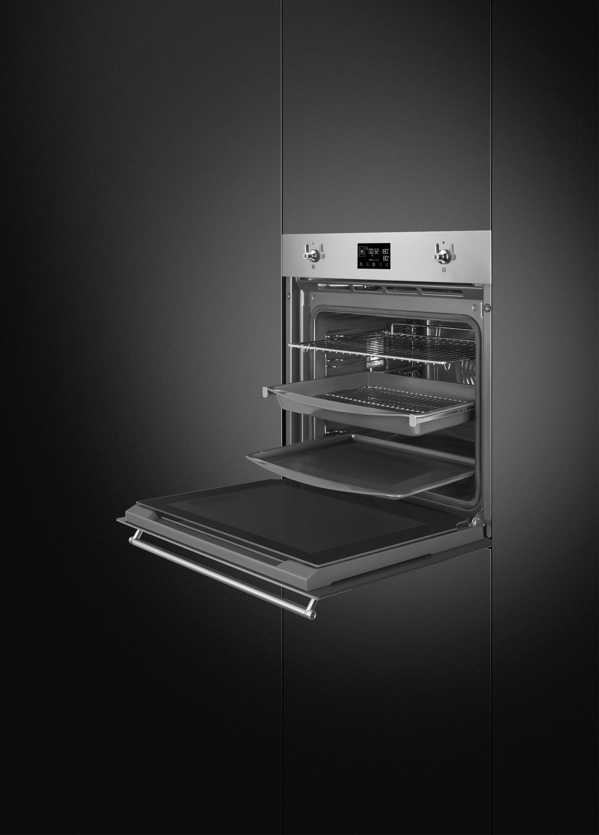 Smeg SOP6302S2PX Classic 60cm Built-In SteamOne Single Oven - Stainless steel