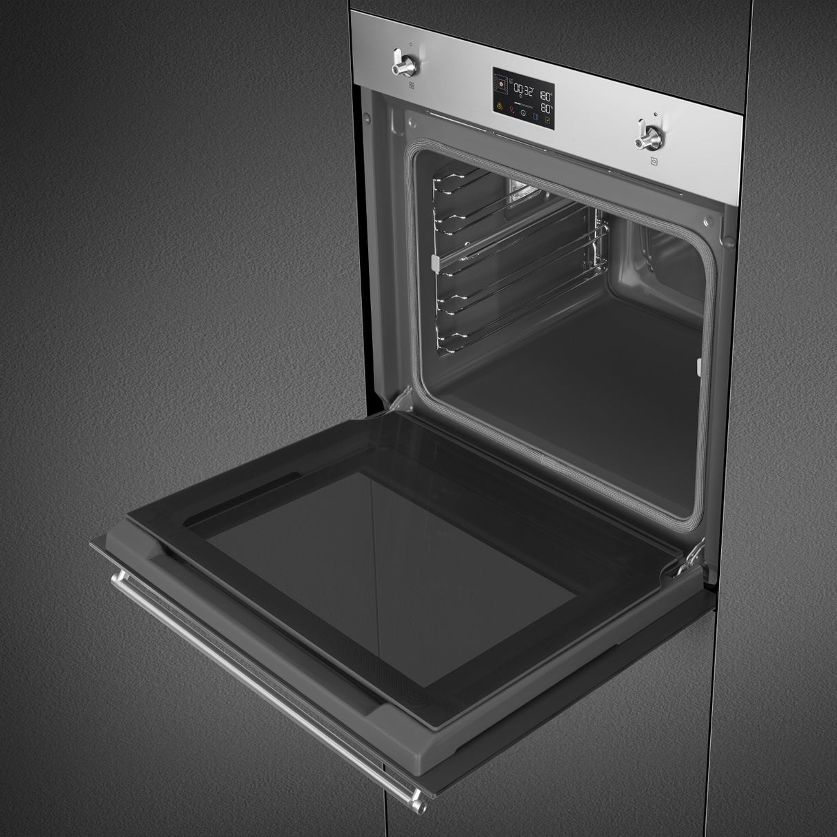 Smeg SOP6302S2PX Classic 60cm Built-In SteamOne Single Oven - Stainless steel