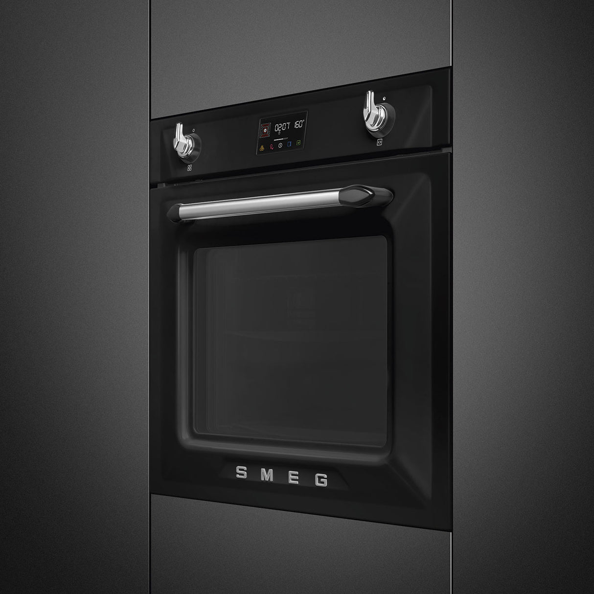 Smeg SOP6902S2PN Victoria 60cm Built-In SteamOne Single Oven - Black