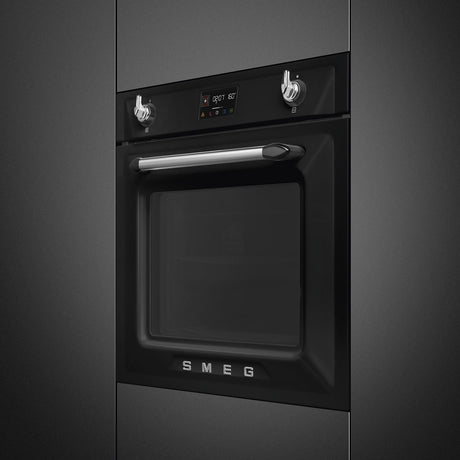 Smeg SOP6902S2PN Victoria 60cm Built-In SteamOne Single Oven - Black
