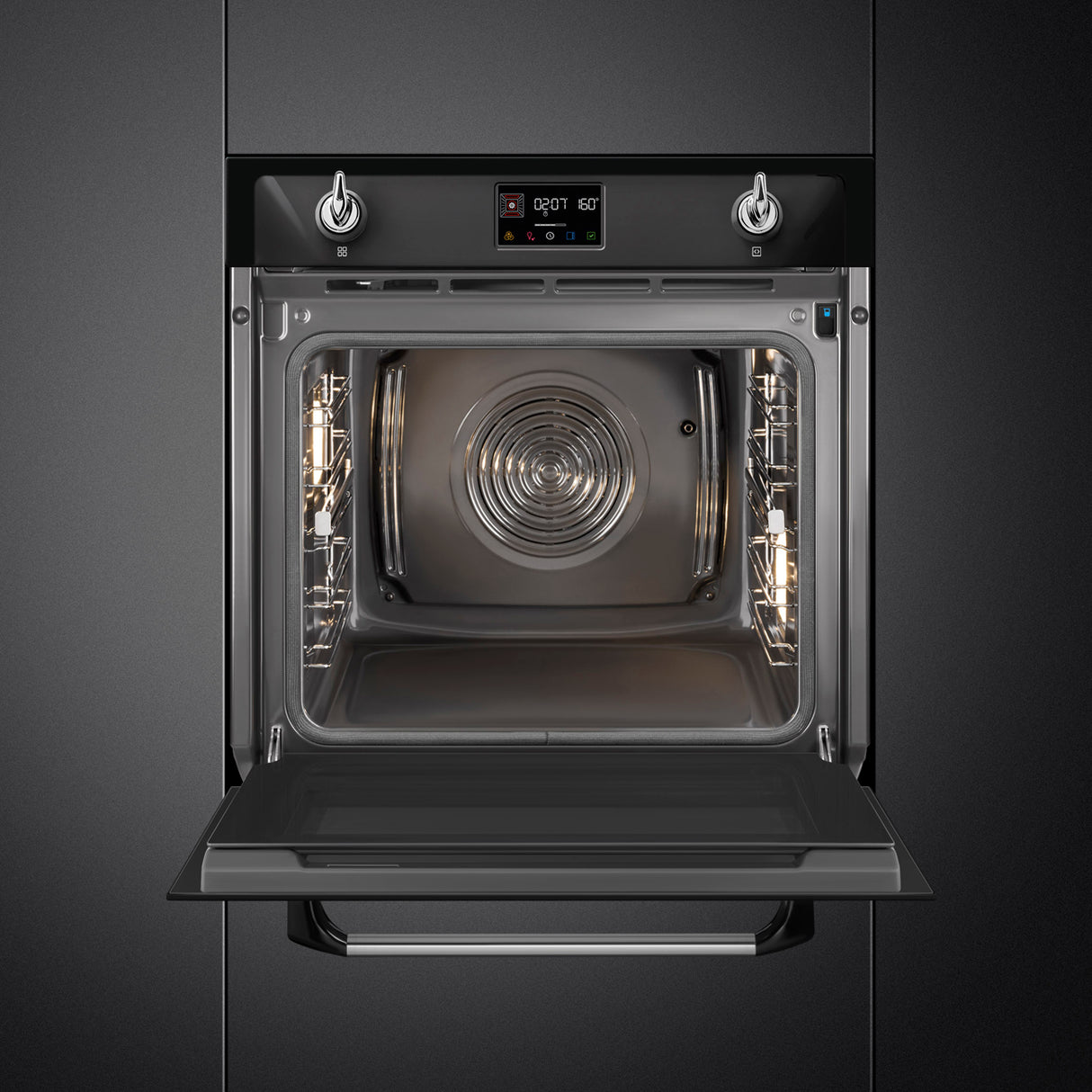 Smeg SOP6902S2PN Victoria 60cm Built-In SteamOne Single Oven - Black