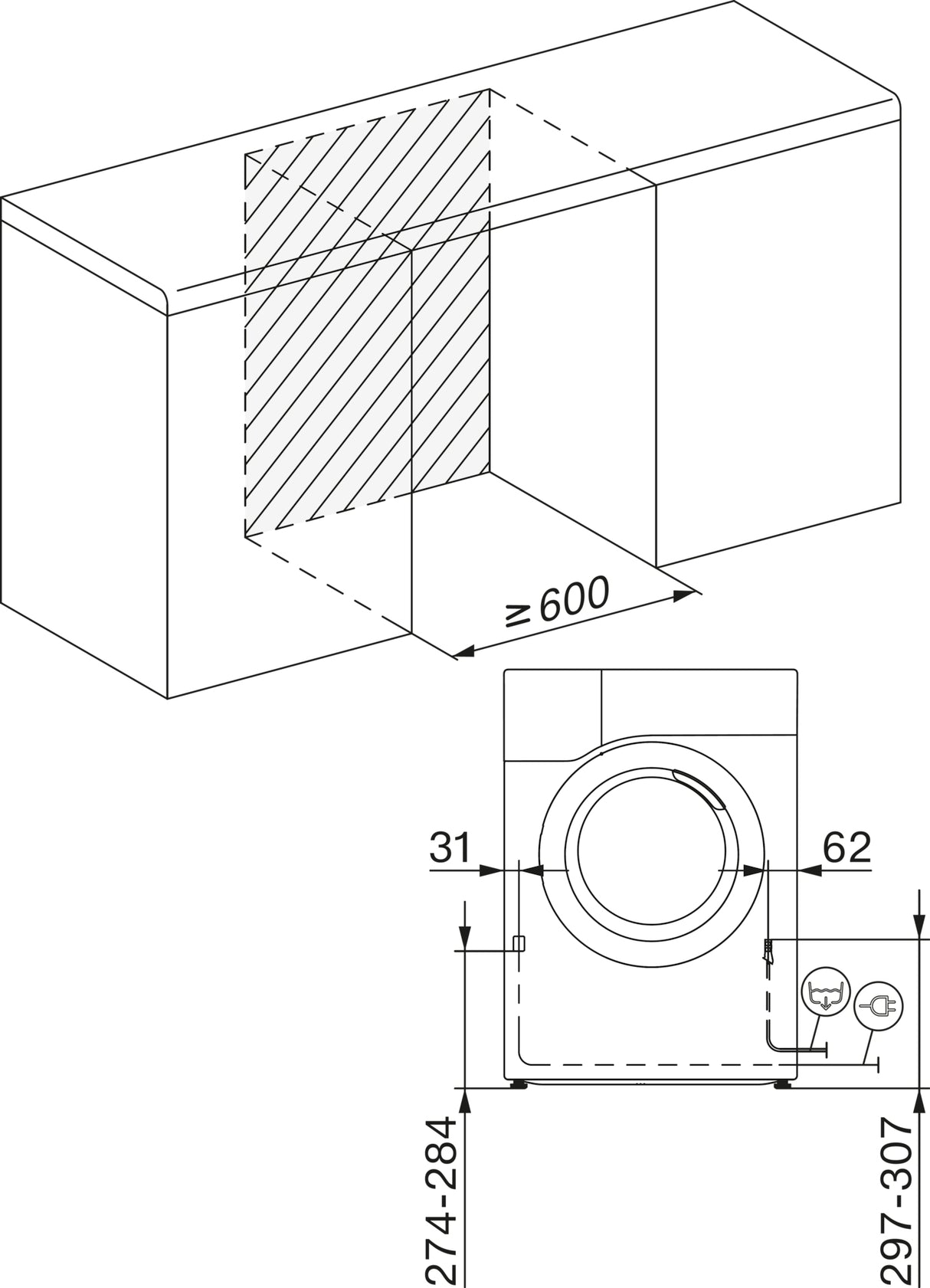 Miele TCR780WP Lotus White 9kg Freestanding Heat Pump Tumble Dryer
