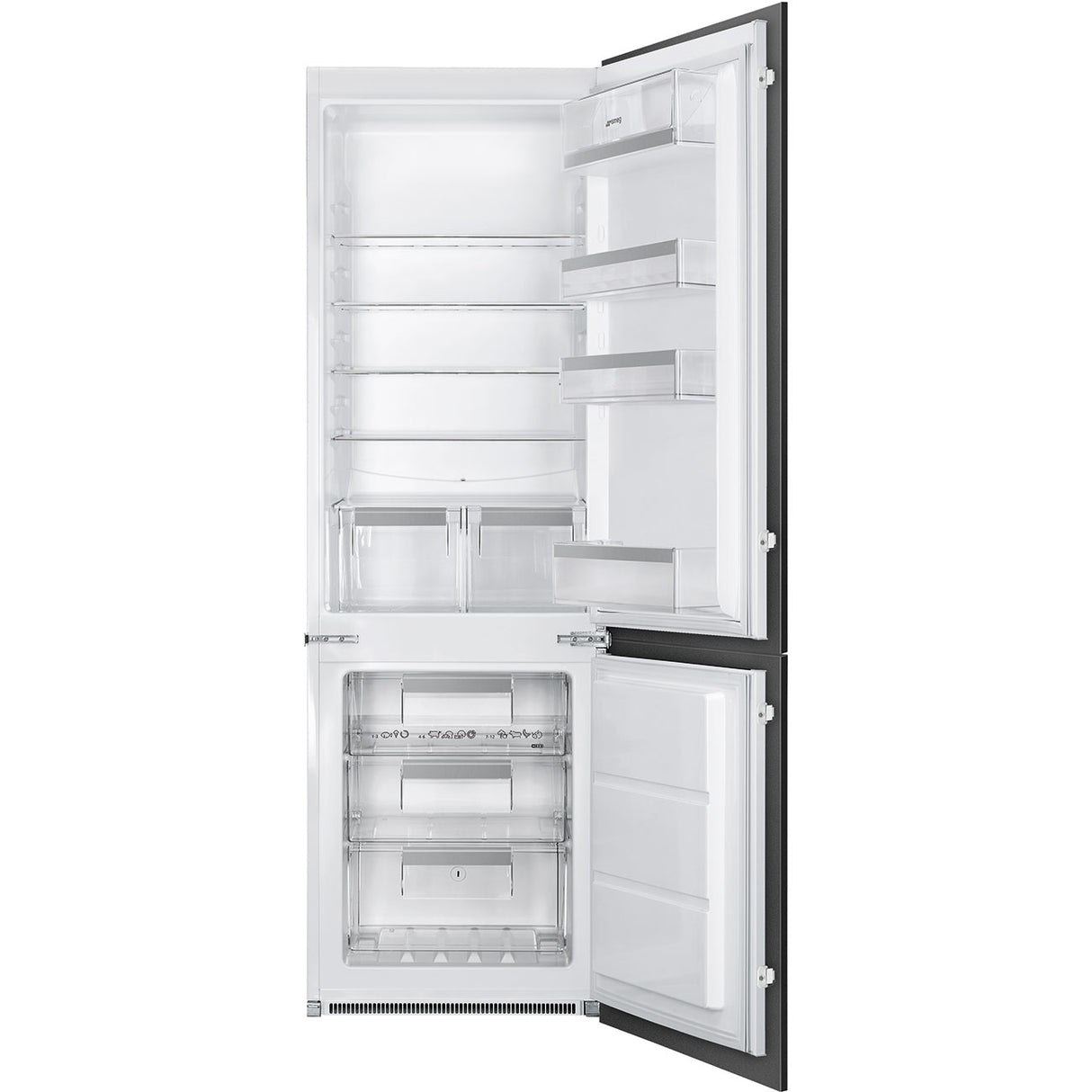 Smeg UKC8173N1E Built-in Refrigerator White 546 mm Wide - Lux Appliances