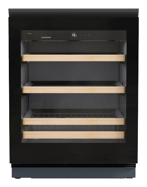 LIEBHERR UWgb3631 Vinidor - Integrated Undercounter Wine Cooler - Black & Glass