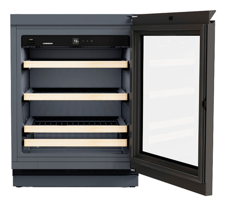 LIEBHERR UWgb 3631 Vinidor - Integrated Undercounter Wine Cooler - Black & Glass