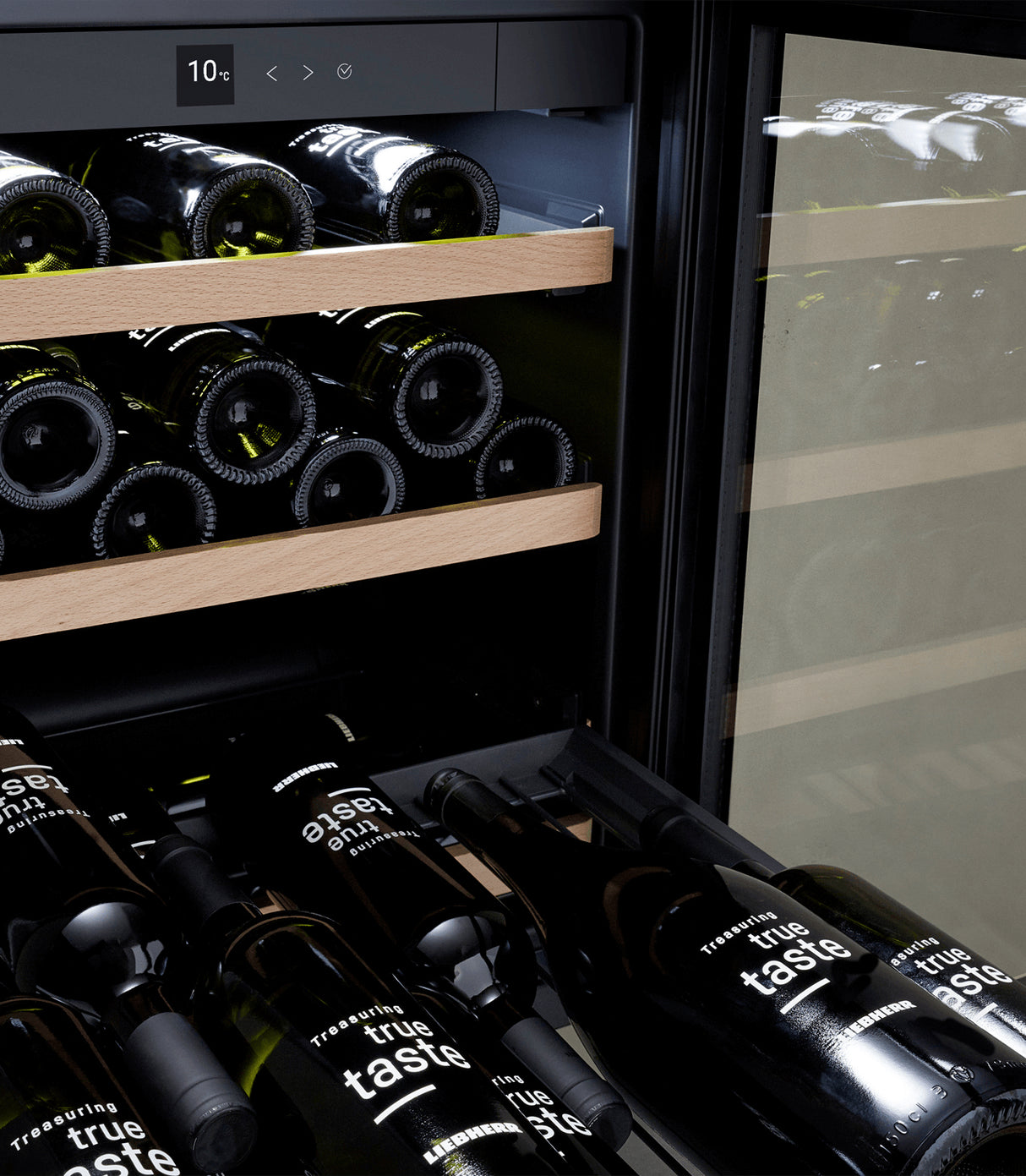 LIEBHERR UWgb3631 Vinidor - Integrated Undercounter Wine Cooler - Black & Glass