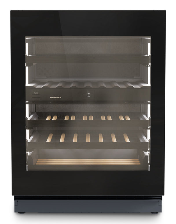 LIEBHERR UWgbi3682 Vinidor Selection - Integrated Wine Cooler Black & Glass