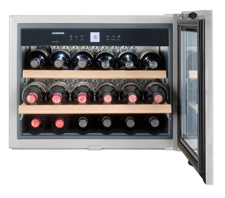 LIEBHERR WKEes 553 GrandCru - Stainless Steel Built In Wine Cooler