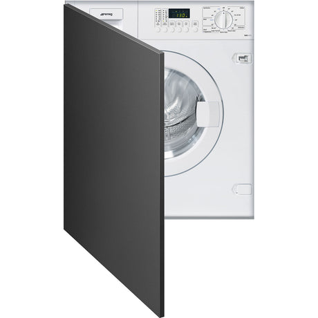Smeg WMI147C 60 cm 7 kg Fully integrated washing machine, White - Lux Appliances