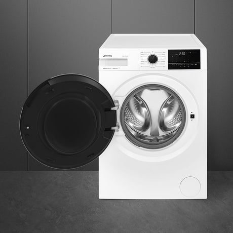 Smeg WNP96SEAUK 60 cm 9 kg Free-standing washing machine White - Lux Appliances