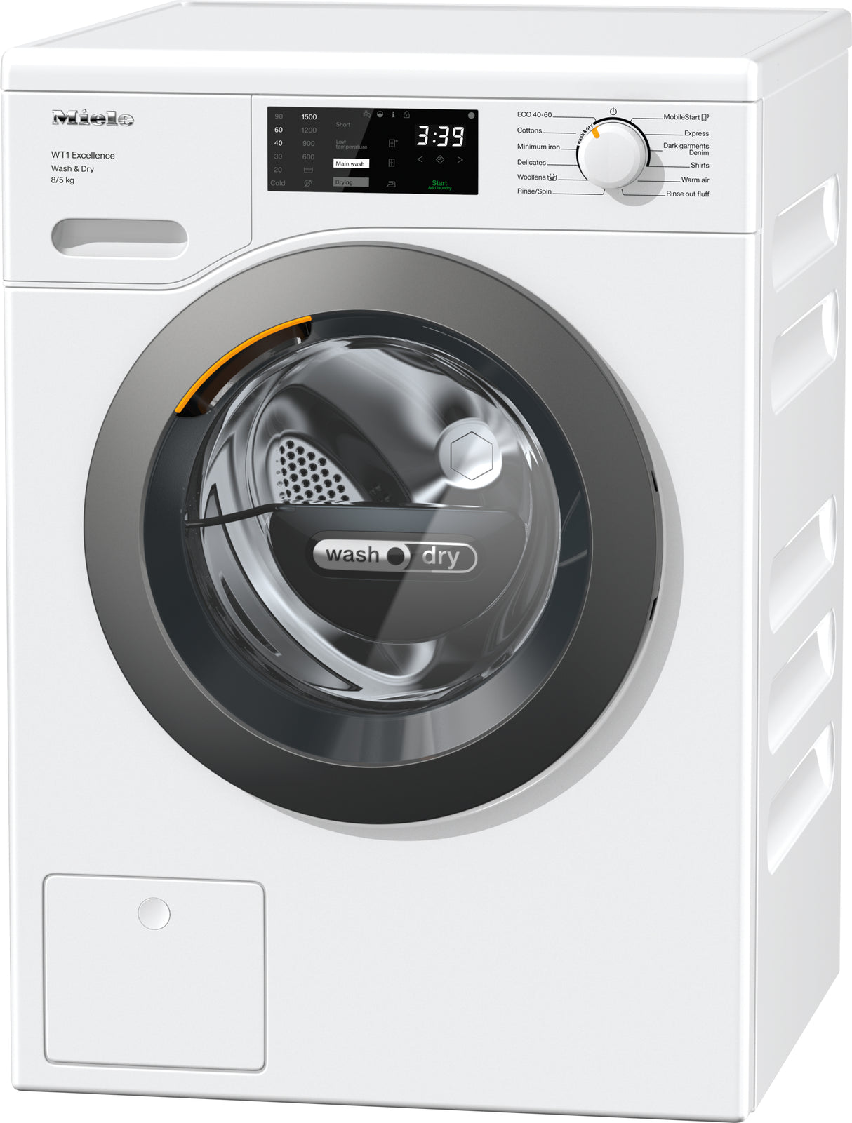 Miele WTD165WPM Lotus White 8kg/5kg Freestanding Washer Dryer