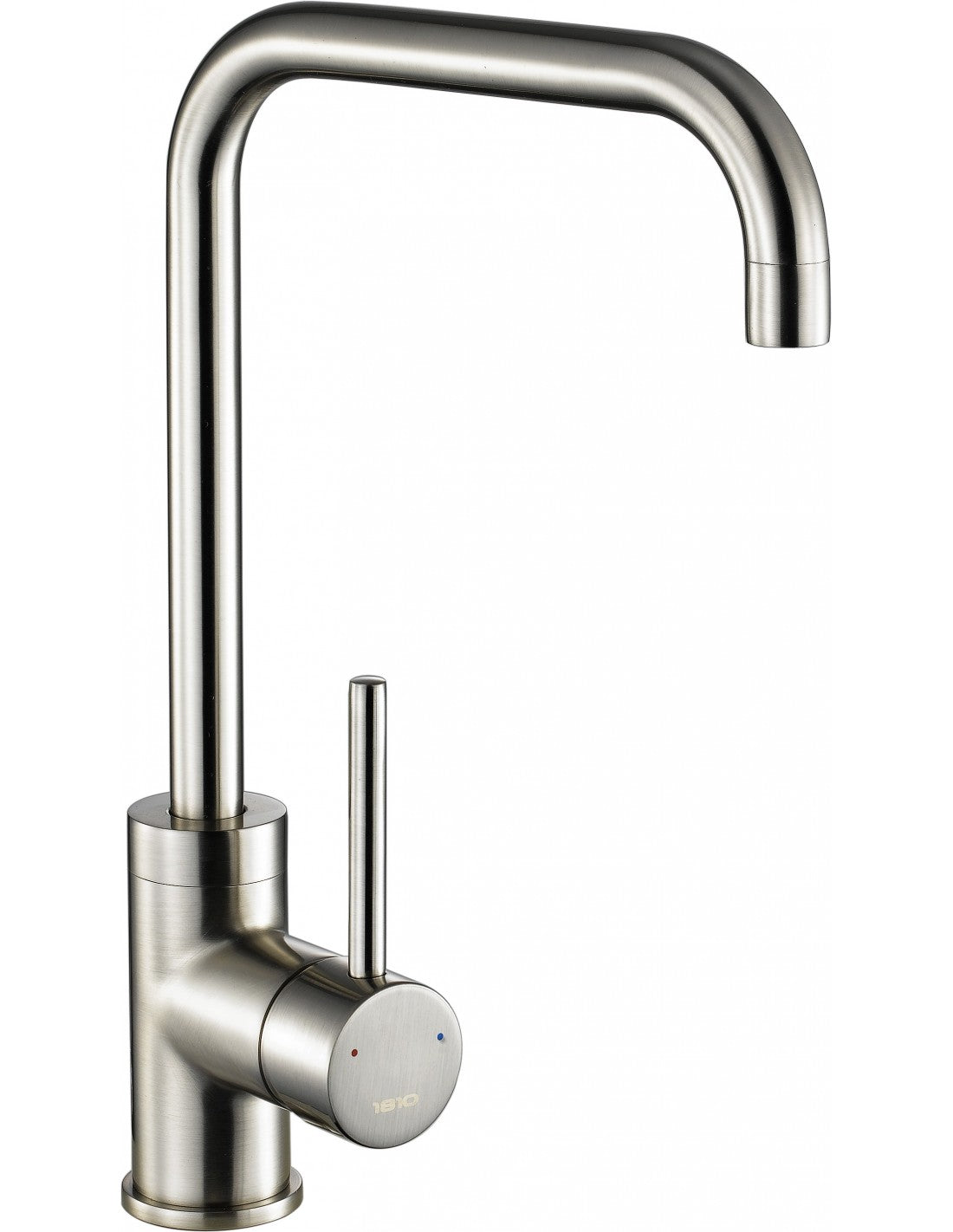 1810 CAS/02/BS Cascata Square Single Lever Kitchen Tap - Brushed Steel