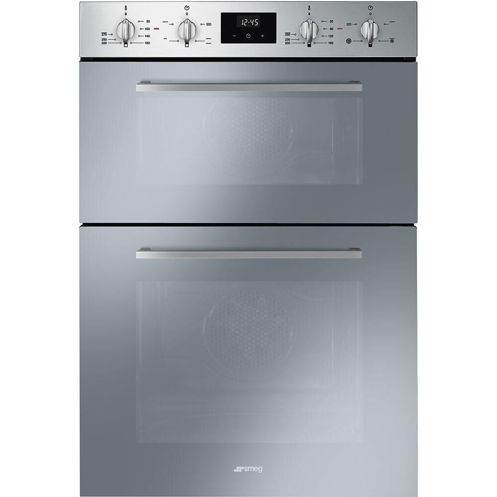 Smeg Cucina DOSF400S 70L/35L Built-In Electric Double Oven - Stainless Steel - A/B Rated