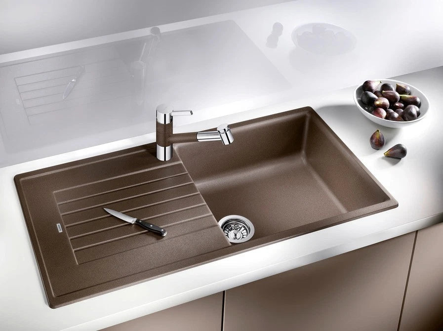 Blanco Zia XL 6 S 517568 Single Bowl Silgranit Inset Sink - Anthracite