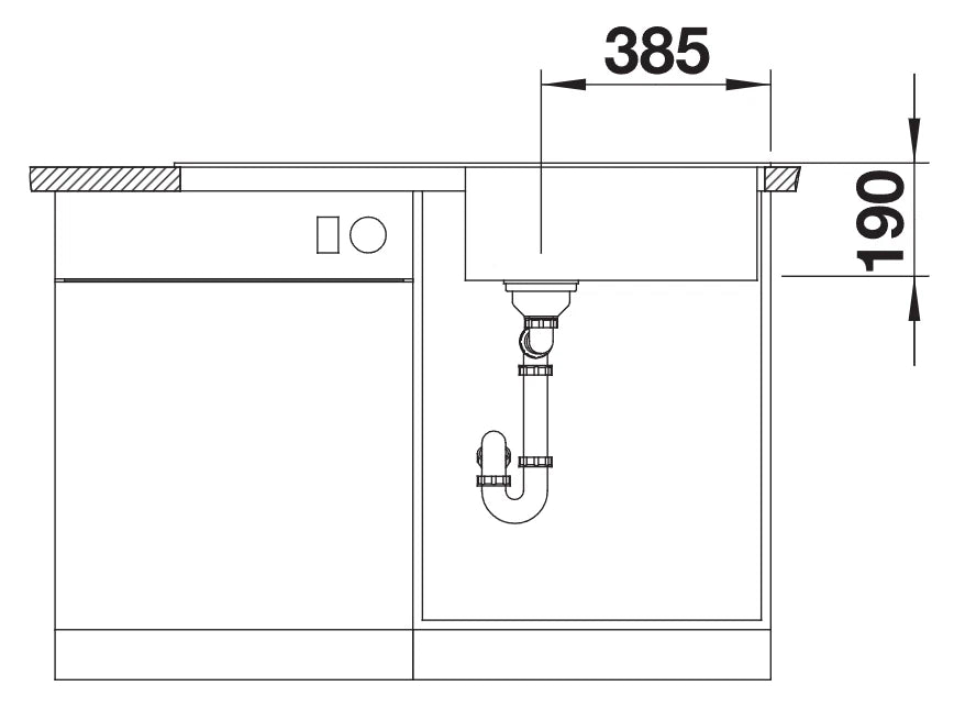 Blanco Zia XL 6 S 517568 Single Bowl Silgranit Inset Sink - Anthracite