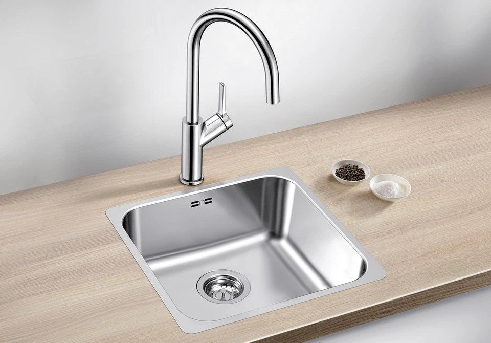 Blanco Supra 400-IF - 526350 - Single Bowl Inset Kitchen Sink - Stainless Steel
