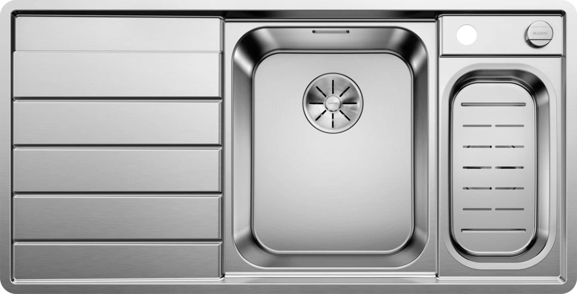 Blanco Axis III 6 S-IF RH - 522104 - 1.5 Bowl Inset Kitchen Sink - Stainless Steel