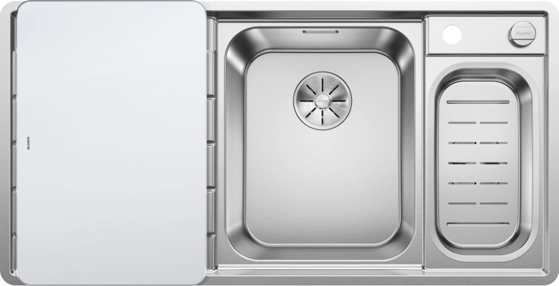Blanco Axis III 6 S-IF RH - 522104 - 1.5 Bowl Inset Kitchen Sink - Stainless Steel