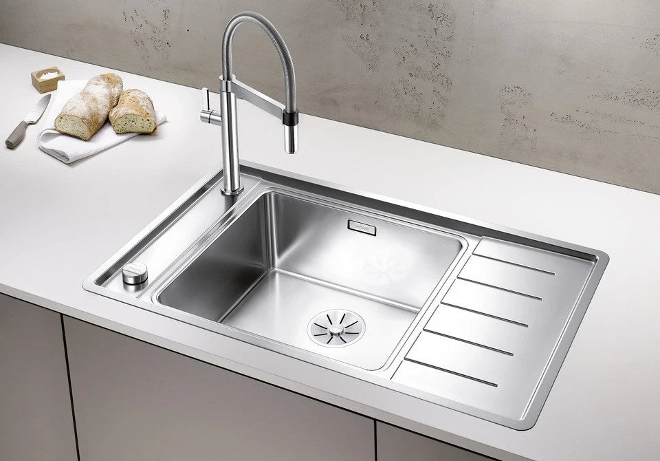 Blanco Andano XL 6 S-IF Compact LH - 523002 - Single Bowl Inset Kitchen Sink - Stainless Steel