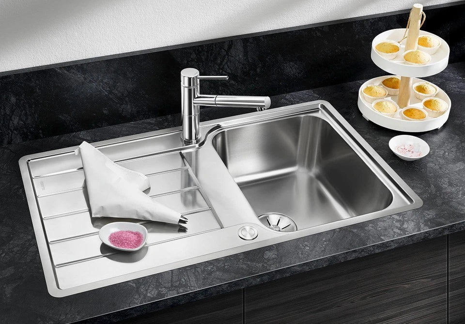 Blanco Classimo 45 S-IF - 525330 - Single Bowl Reversible Inset Kitchen Sink - Stainless Steel