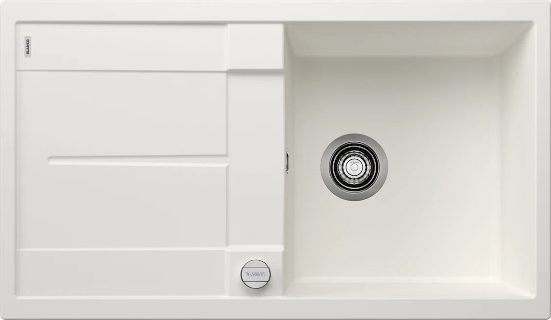 Blanco Metra 5 S - 513037 - Silgranit Reversible 1.0 Bowl Inset Sink - White