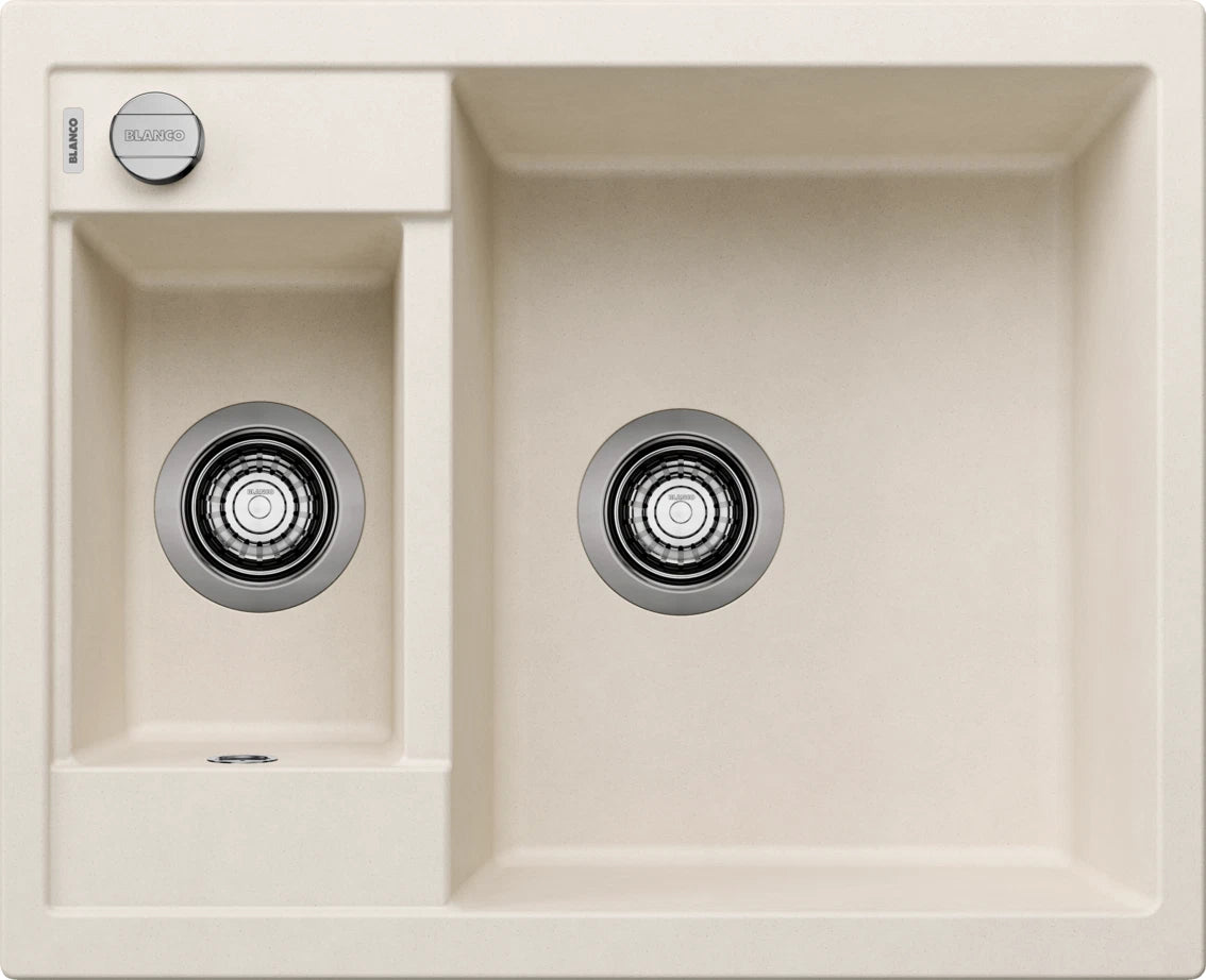 Blanco Metra 6 - 527112 - Silgranit 1.5 Bowl (No Drainer) Reversible Inset Sink - Soft White