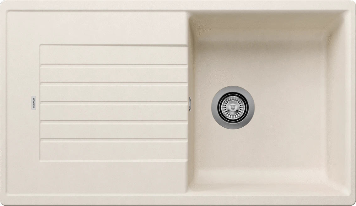 Blanco Zia 5 S - 527204 - Silgranit 1.0 Bowl Inset Kitchen Sink - Soft White