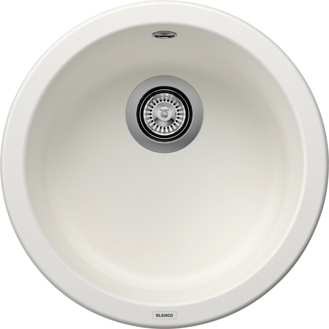 Blanco Rondo - 511621 - Silgranit Round Inset 1.0 Bowl Sink - White