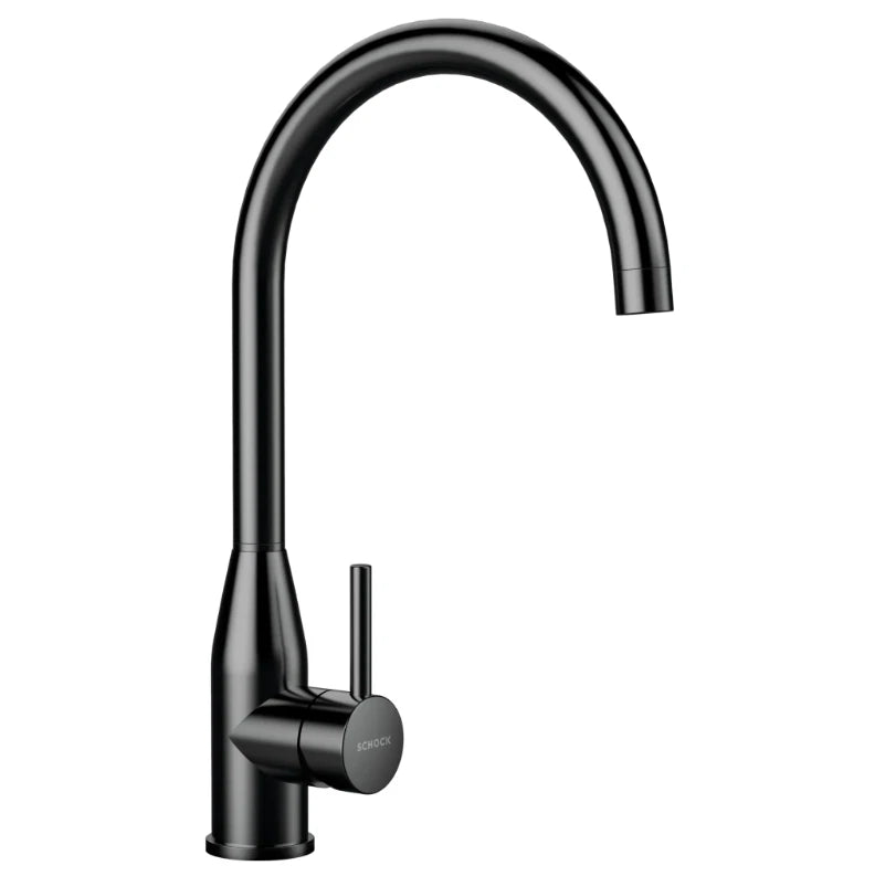 1810/Schock Kavus Single Lever Swan Neck Mixer Tap SCH-559000GUM - Gunmetal