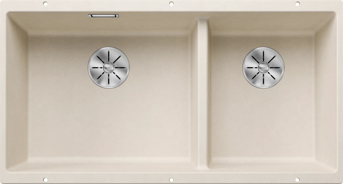 Blanco Subline 480/320-U LH - 527168 - Undermount Sink Silgranit - Soft White