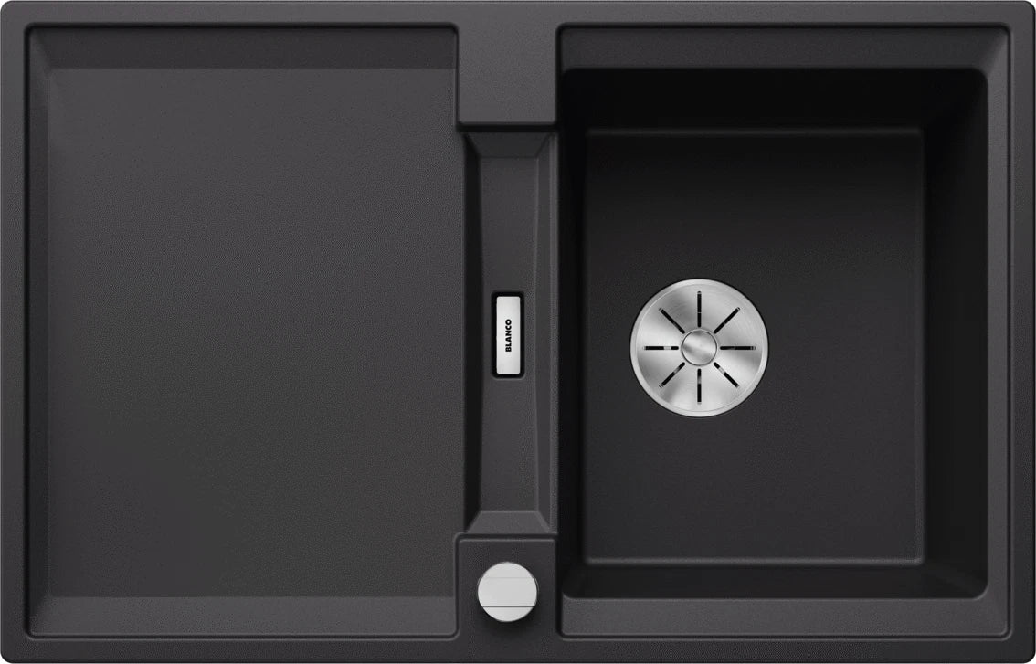 Blanco Adira 45 S - 527585 - Silgranit 1.0 Bowl Reversible Inset Sink - Black