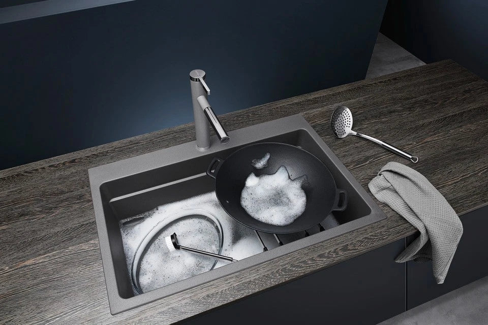 Blanco ETAGON 8 InFino Silgranit White Inset 1.0 Bowl Sink - 525191