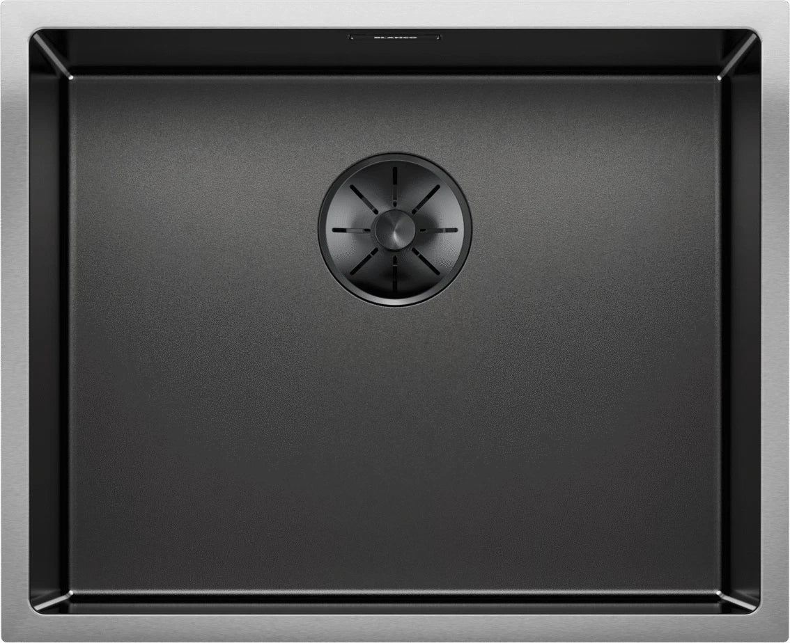 Blanco Claron 500-U Durinox Dark Steel - 527834 - Undermount Kitchen Sink - Stainless Steel