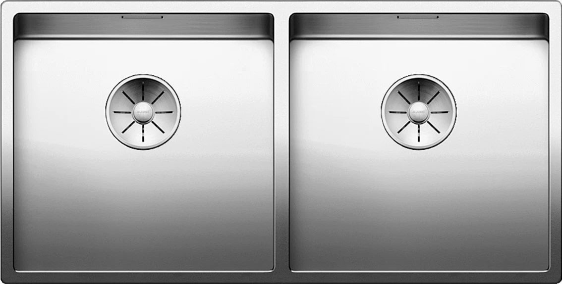 Blanco Claron 400/400-U - 521618 - Undermount Kitchen Sink - Stainless Steel
