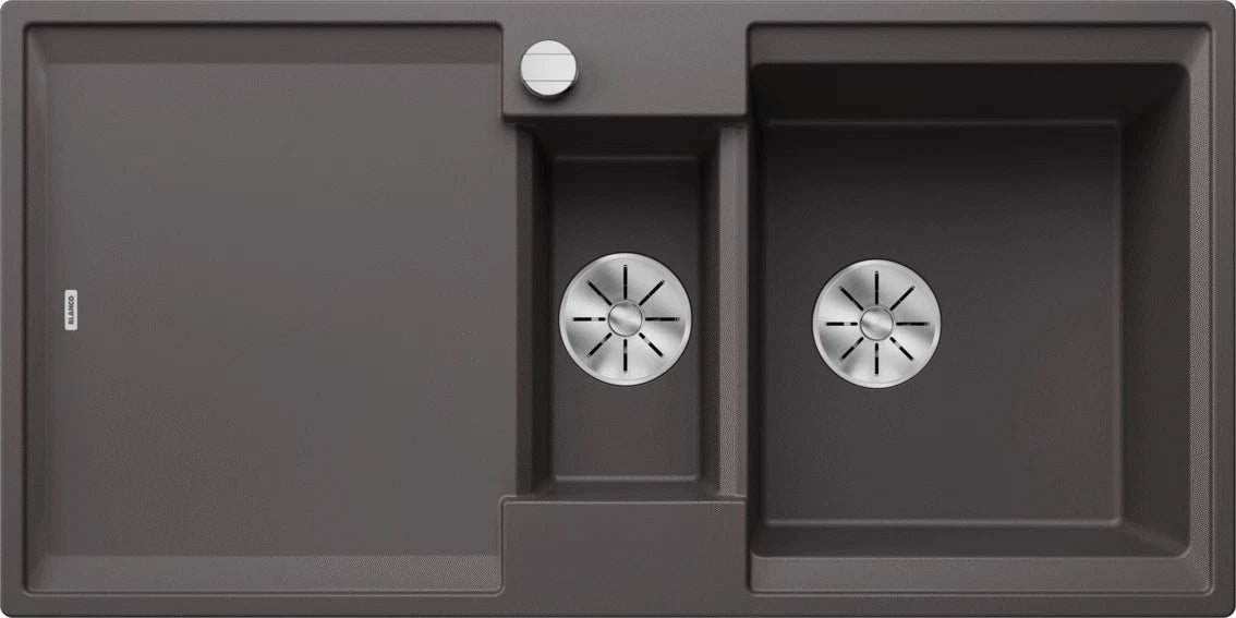 Blanco Adira 6 S - 527603 - Silgranit 1.5 Bowl Reversible Inset Sink - Rock Grey